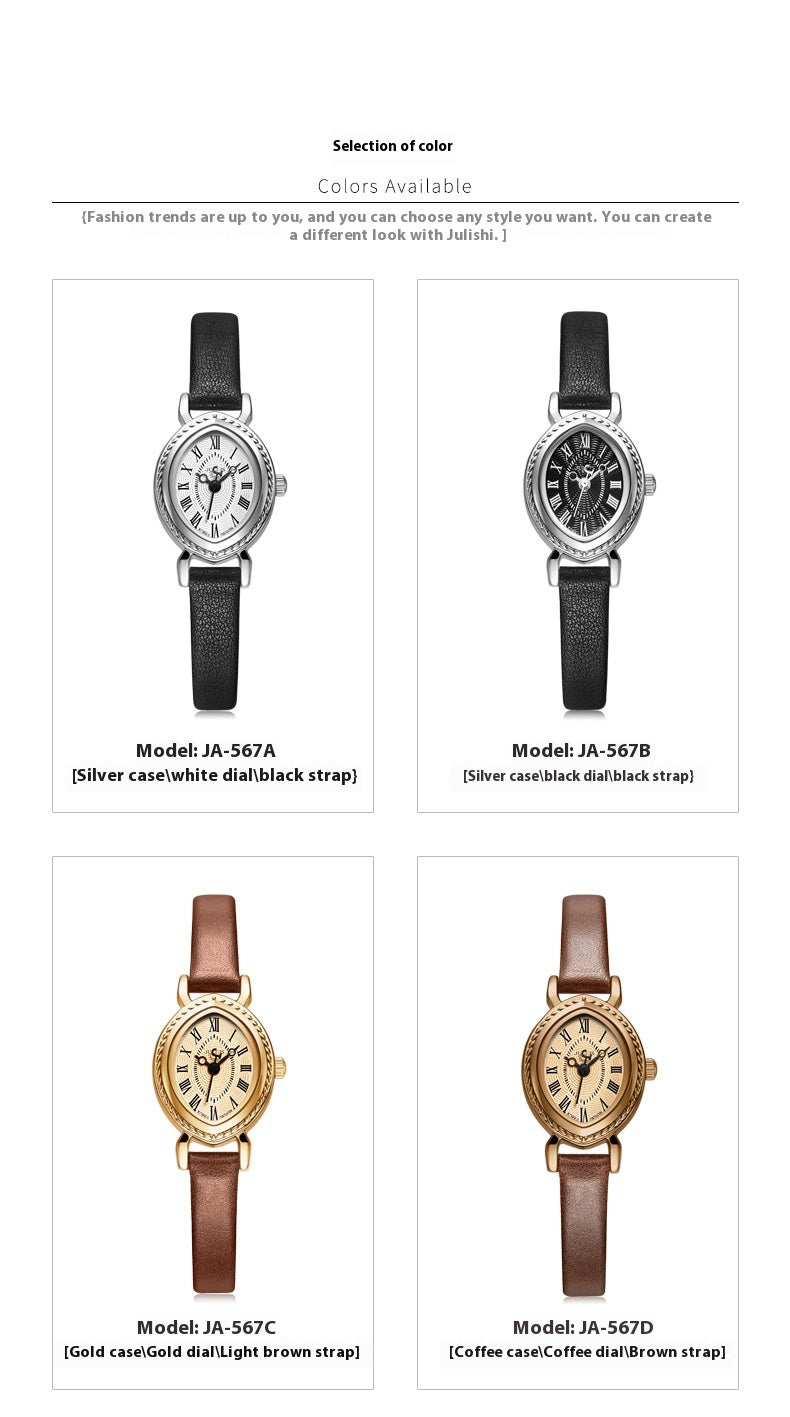 Luxury Oval Belt Women’s Quartz Watch