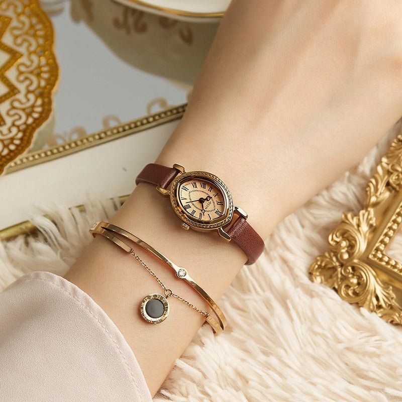 Luxury Oval Belt Women’s Quartz Watch